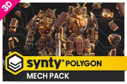 POLYGON - Mech Pack - Art by Synty