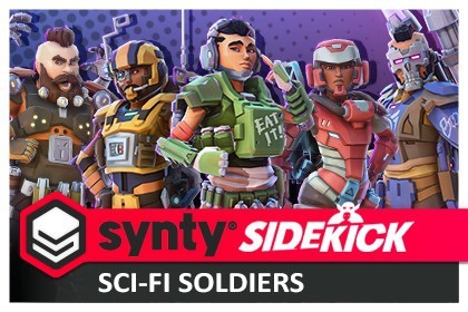 Sci-Fi Soldiers – Sidekick Modular Characters by Synty