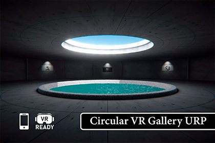 圆形 VR 画廊 URP | Circular VR Gallery URP