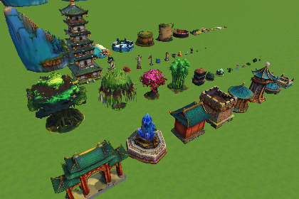 场景、moba、rgp、demo 、5V5