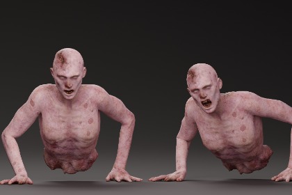 Dismembered Zombie Crawler