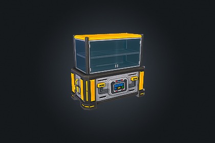 SCI-FI Furniture V1（科幻家具）– 未来科技 | 游戏就绪 PBR | 兼容 Built-in 与 URP