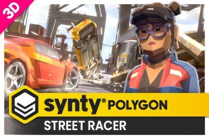 POLYGON - Street Racer - Art by Synty