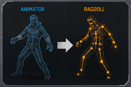Ragdoll - Hit Reaction Manager
