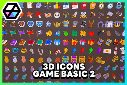 3D Icons - Game Basic2