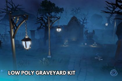 Low Poly Graveyard kit