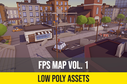 低多边形FPS地图资源包 Vol.1