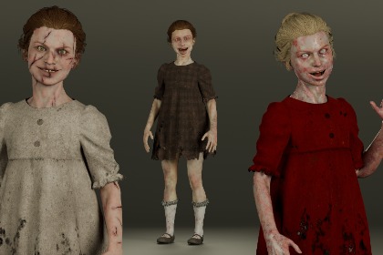Horror School Girl