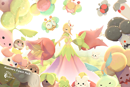 Monsters Forest Pack
