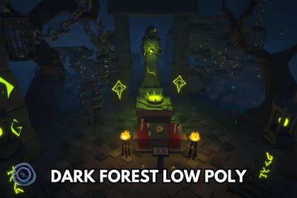 Dark Forest Low poly
