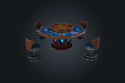 Roulette Table V4（轮盘赌桌）– 赌场博彩 | 游戏就绪 PBR | 兼容 Built-in 与 URP