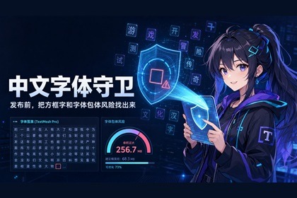 中文字体守卫｜TMP 缺字检测与包体瘦身