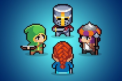 Pixel Hero Maker 4D - 像素英雄制作器 4D