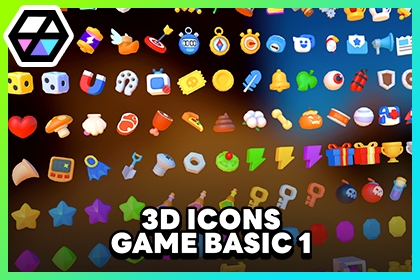 3D Icons - Game Basic1