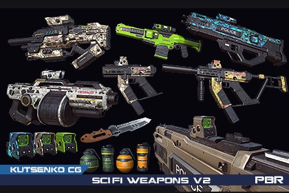 PBR SciFi Weapons v2