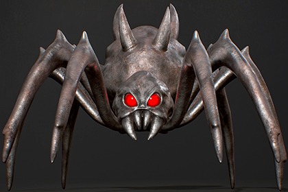 蜘蛛 H3 - 风格化奇幻生物 (Spider H3 - Stylized Fantasy Creature) 