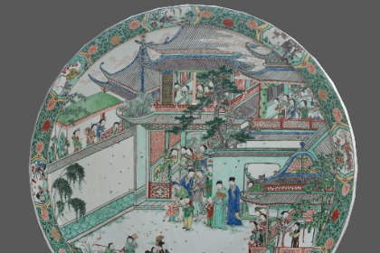 清康熙瓷盘 纽约大都会博物馆