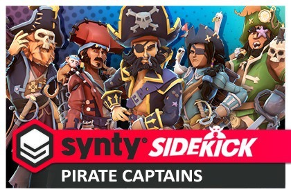 Pirate Captains - Sidekick Modular Characters by Synty