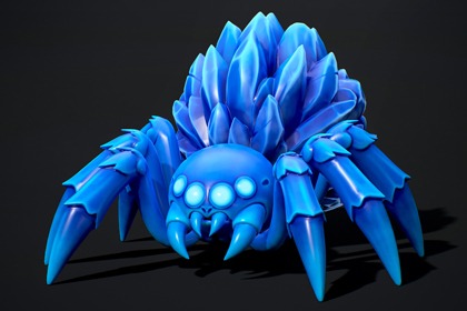 蜘蛛 S1 - 风格化奇幻蛛形生物 (Spider S1 - Stylized Fantasy Arachnid)