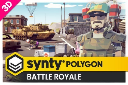 POLYGON - Battle Royale Pack - Art by Synty