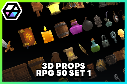 3D Props - RPG 50 Set1