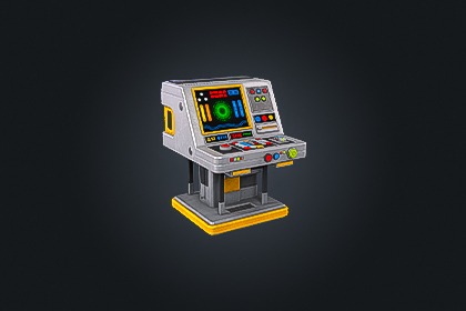 SCI FI Control Panel V1（科幻控制面板）– 未来科技  | 游戏就绪 PBR | 兼容 Built-in 与 URP