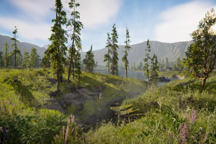 For Unity Terrain - URP Demo Scene 地形 - URP演示场景