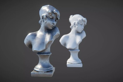 萨福半身像 | Bust Of Sappho