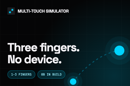 编辑器内多点触控模拟器—Multi-touch Simulator