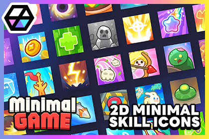 2D Minimal - Skill Icons