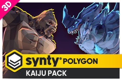 POLYGON - Kaiju Pack - Art by Synty
