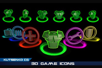 Game 3d Icons
