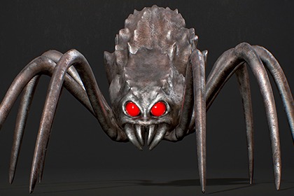 蜘蛛 H2 - 风格化奇幻生物 (Spider H2 - Stylized Fantasy Creature)
