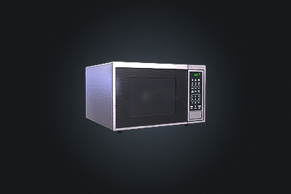Microwave V1（微波炉）– 厨房电器 | 游戏就绪 PBR | 兼容 Built-in 与 URP