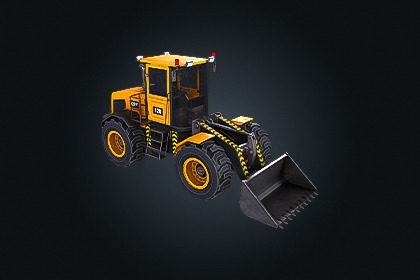 Vehicle Loader V1（装载车）– 工程设备 | 游戏就绪 PBR | 兼容 Built-in 与 URP