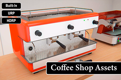 咖啡店资源包 | Coffee Shop Assets