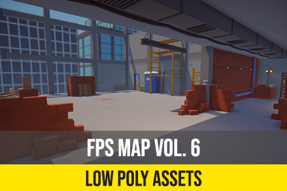 低多边形FPS地图 Vol.6 - 建筑工地资源包