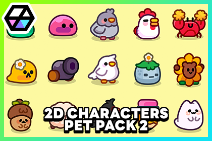2D Characters - Pet Pack 2