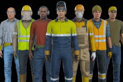 Workers Modular Character