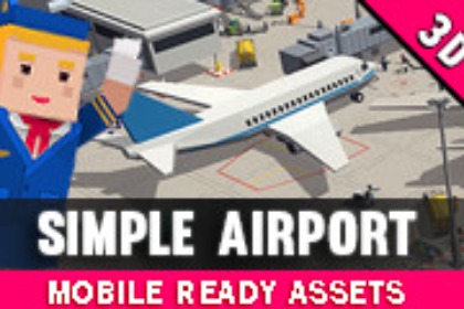 Simple Airport - Cartoon Assets
