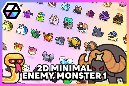 2D Minimal - Enemy Monster 1