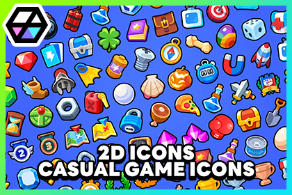 2D Icons - Casual Game Icons