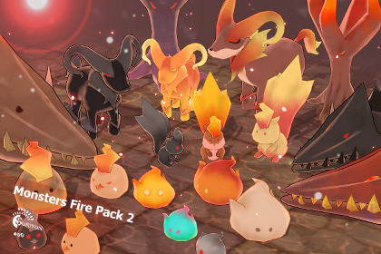 Monsters Fire Pack 2