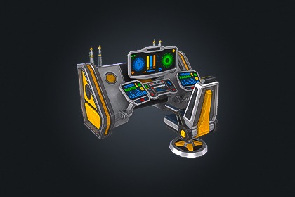 SCI-FI Console V1（科幻控制台 V1）– 未来控制系统 | 游戏就绪 PBR | 兼容 Built-in 与 URP