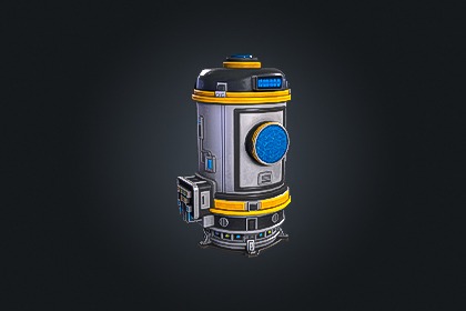 SCI-FI Liquid Container V2（科幻液体容器）– 未来科技流体 | 游戏就绪 PBR | 兼容 Built-in 与 URP